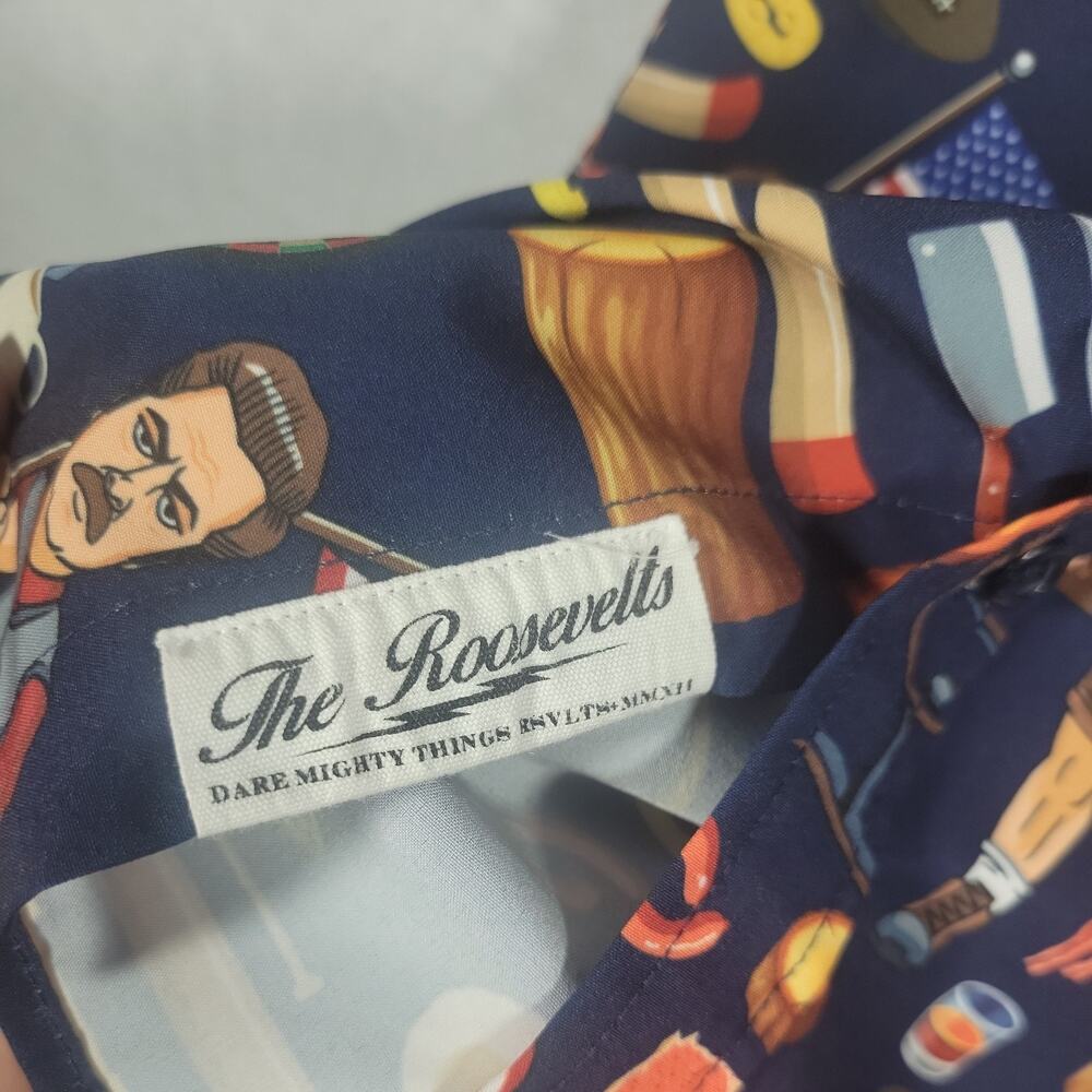RSVLTS Shirt Mens Medium Parks and Recreation Ron Swansons Shirt of Greatness - Picture 5 of 8